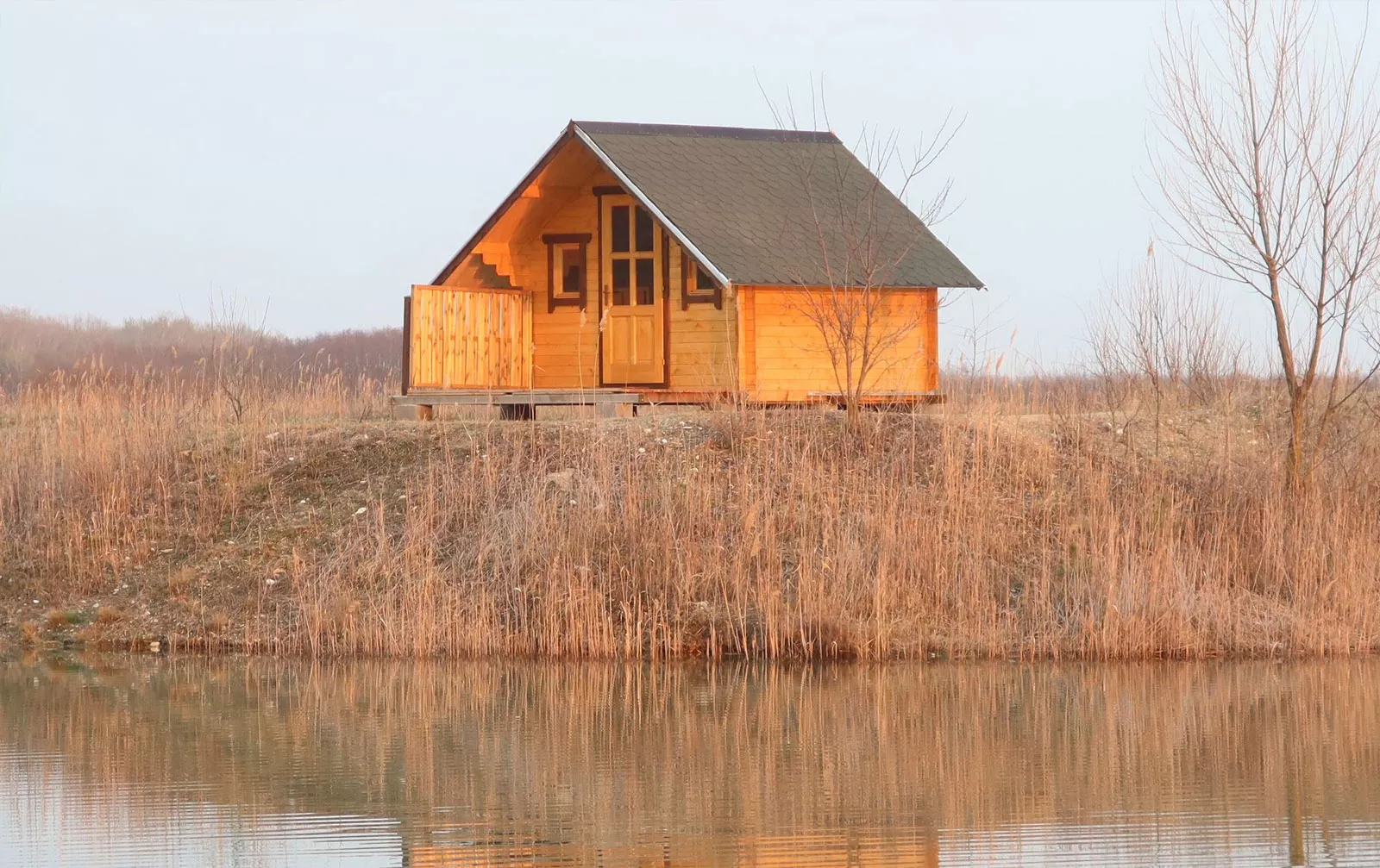 Luxus Pod am Teich